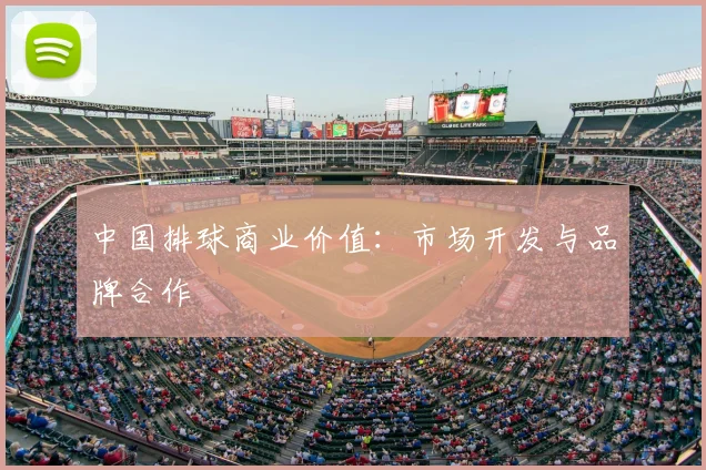 中国排球商业价值：市场开发与品牌合作